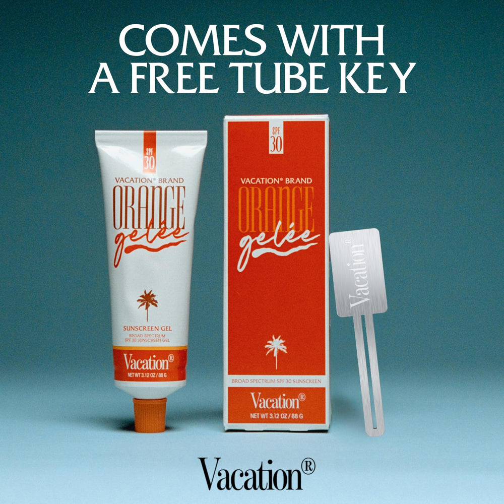 Vacation Orange Gelée natural oils blend with coconut and jojoba.