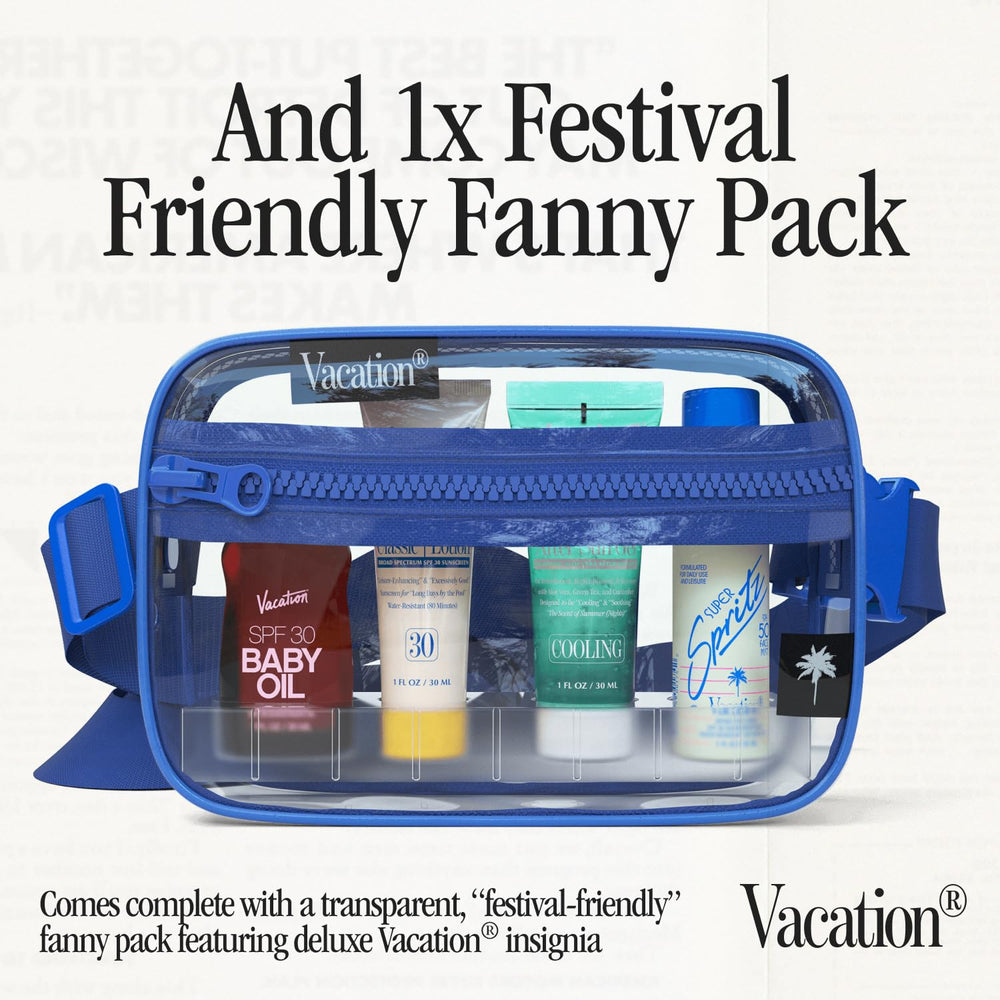 Vacation After Sun Gel soothes sun-kissed skin with a non-sticky finish