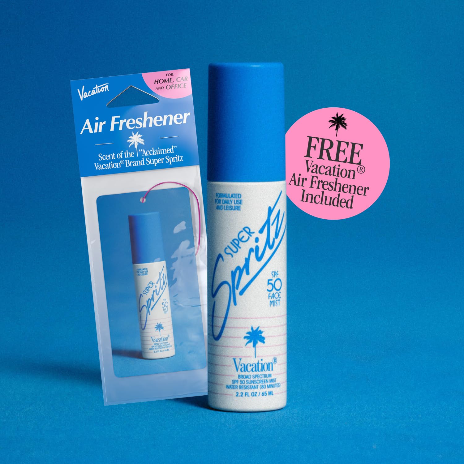 Vacation Super Spritz shows water-resistant up to 80 minutes on skin.