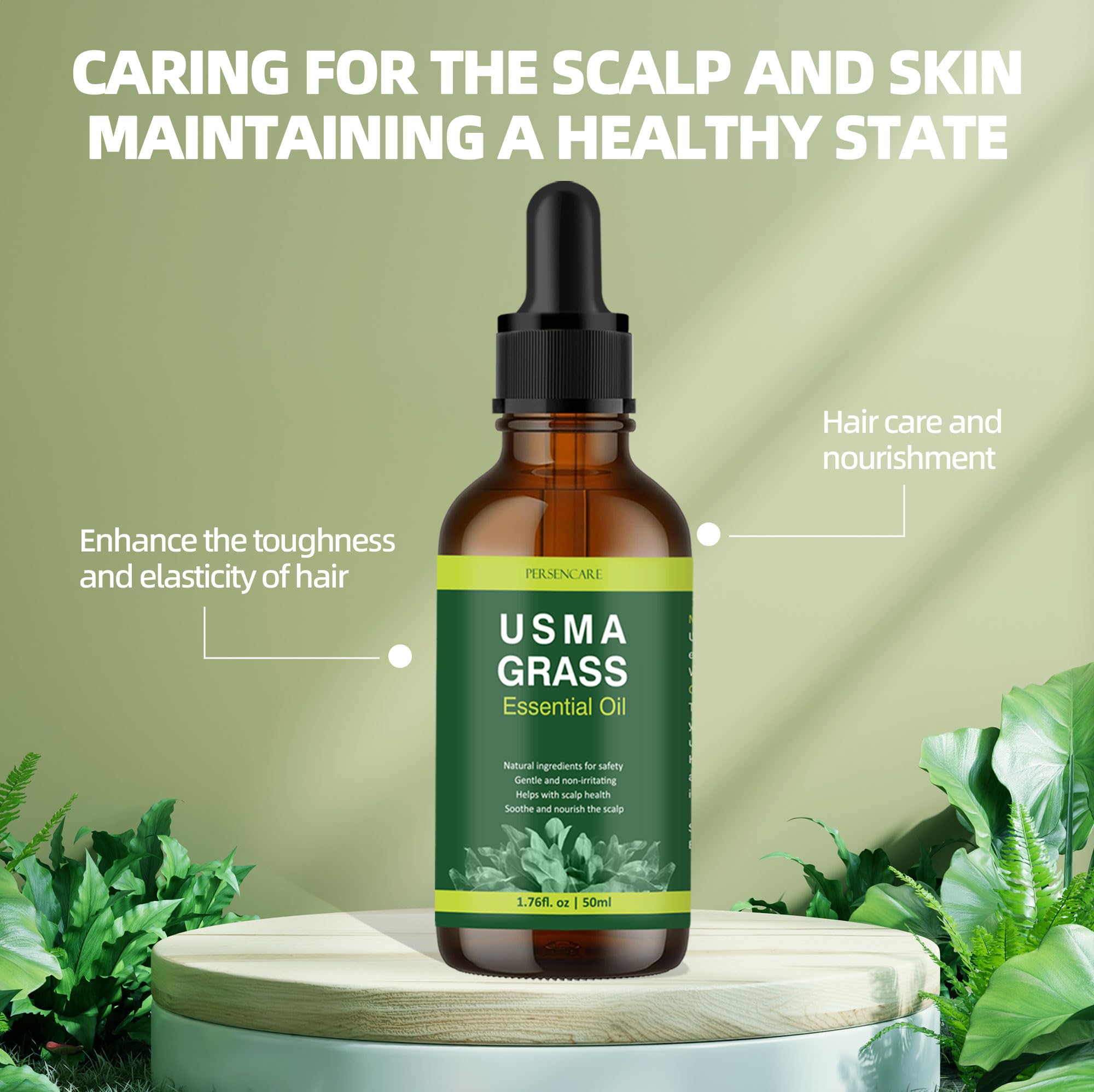 VAEYAE Usman Grass Oil nourishes the scalp and locks in moisture