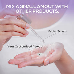 Cream mixed with Vagiria HA powder delivers silky skin texture.