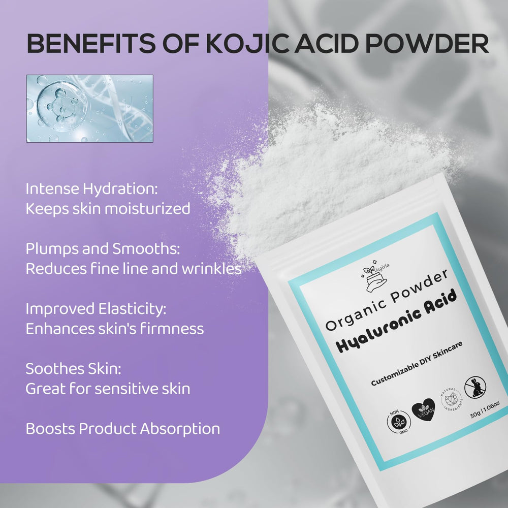 Close-up of Vagiria HA powder shows fine, easily mixable texture.