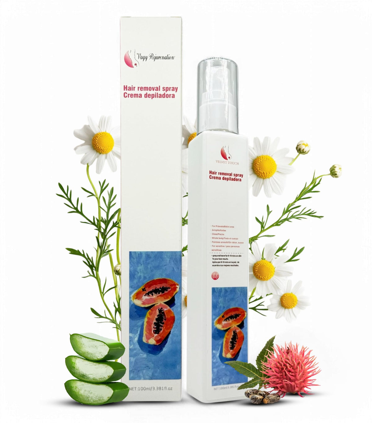 Vagy Rejuvenation Velvet Touch cream bottle for smooth at-home removal.