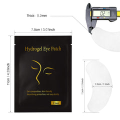 Vaincre lint-free eye patch surface prevents fibers snagging during lash work.