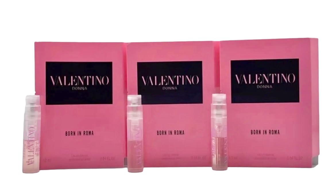 Valentino Born in Roma EDP sample bottle, compact travel-friendly tester for on-the-go.