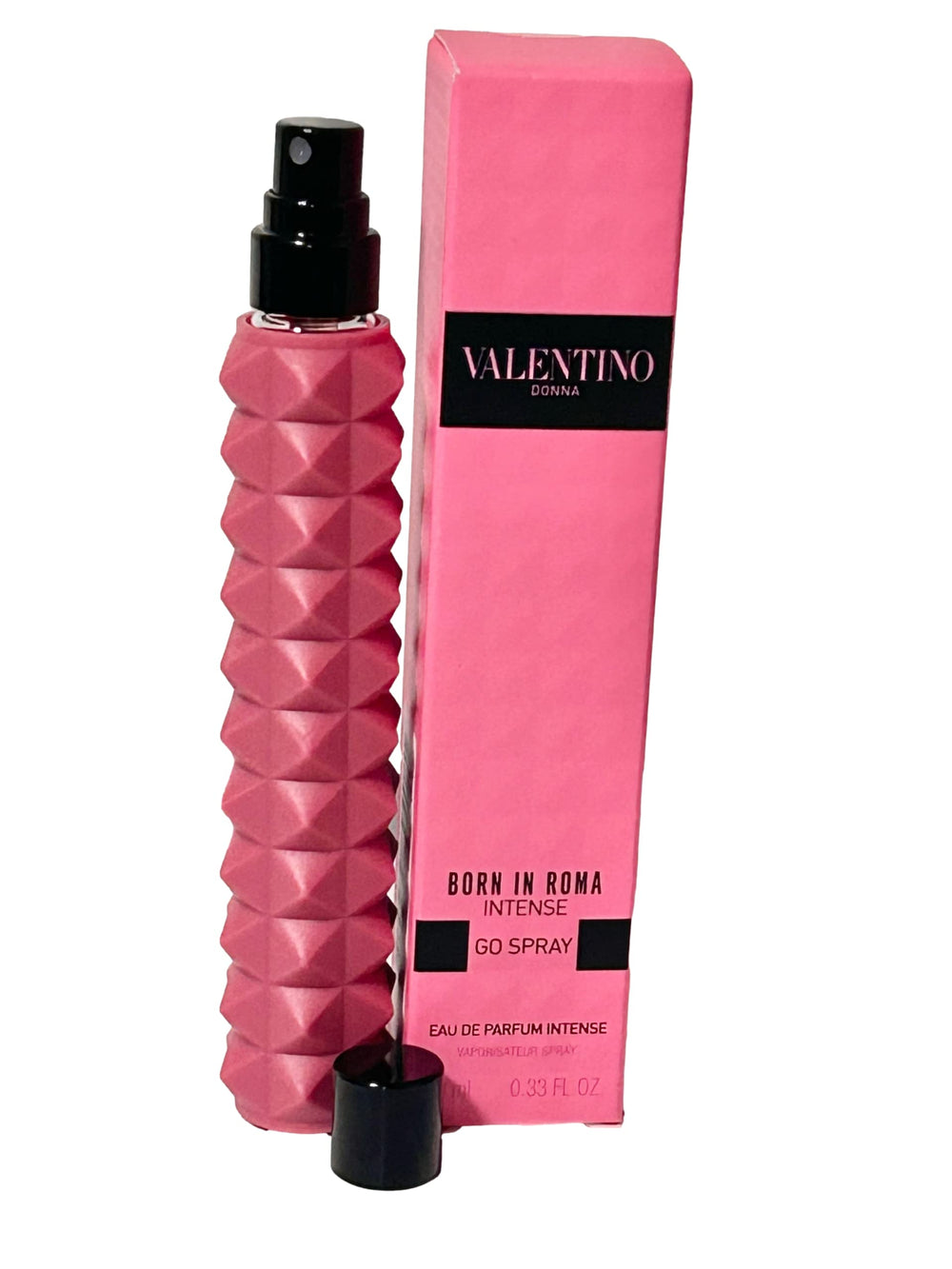 Valentino Donna Born in Roma Intense packaging box appealing gift-ready presentation.