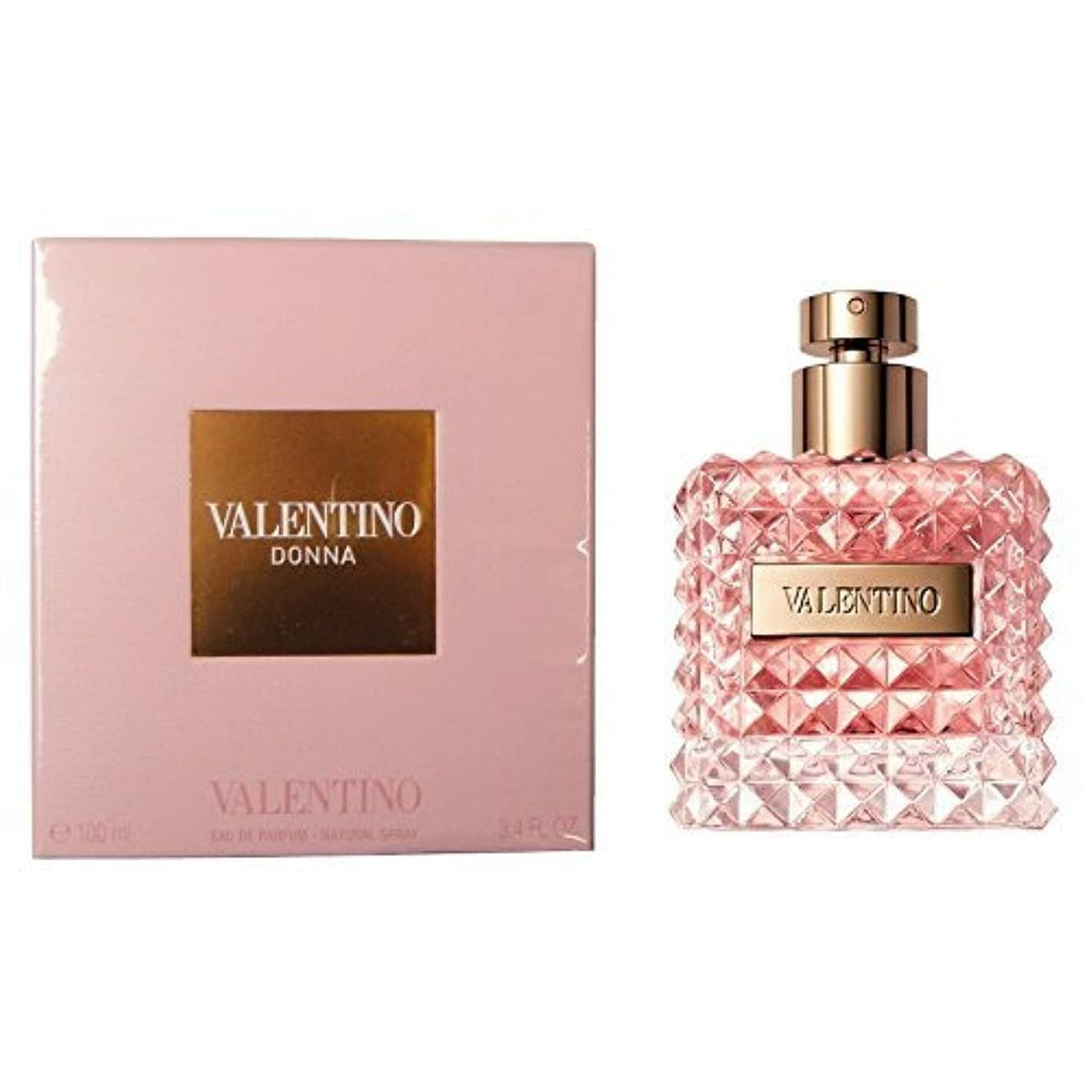 Valentino Donna EDP bottle front with elegant Italian design for daily glamour