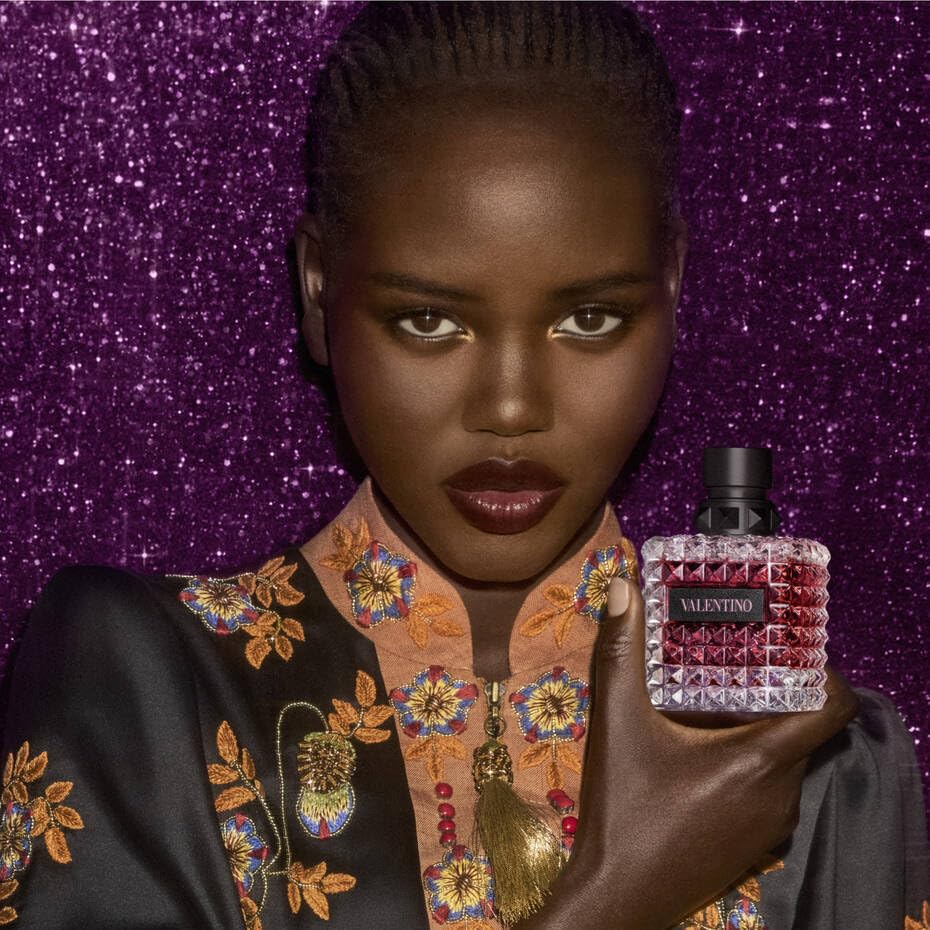 Valentino Mini Perfume Set shows three scents for travel sampling.