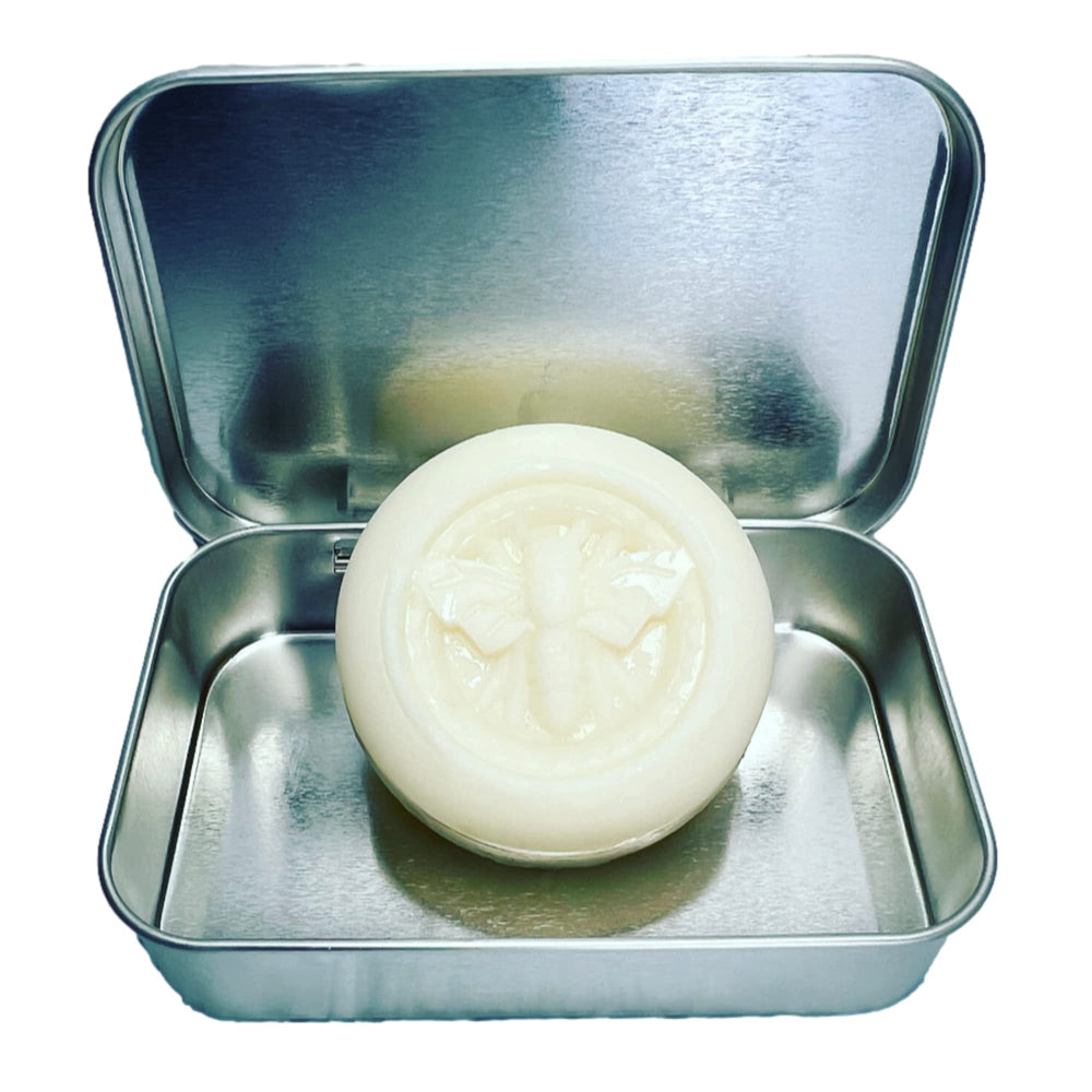 Valhalla Spa Lotion Bar close-up highlights creamy texture and coconut MCT oil benefits