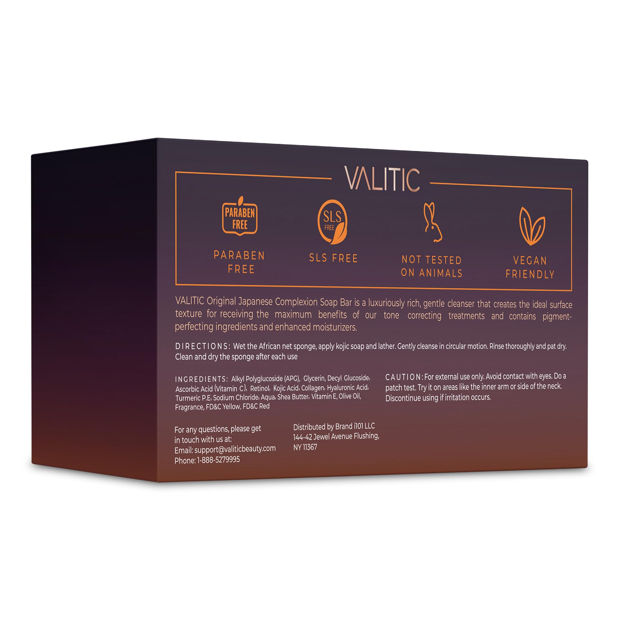 VALITIC Bundle display with two bars and net sponge.