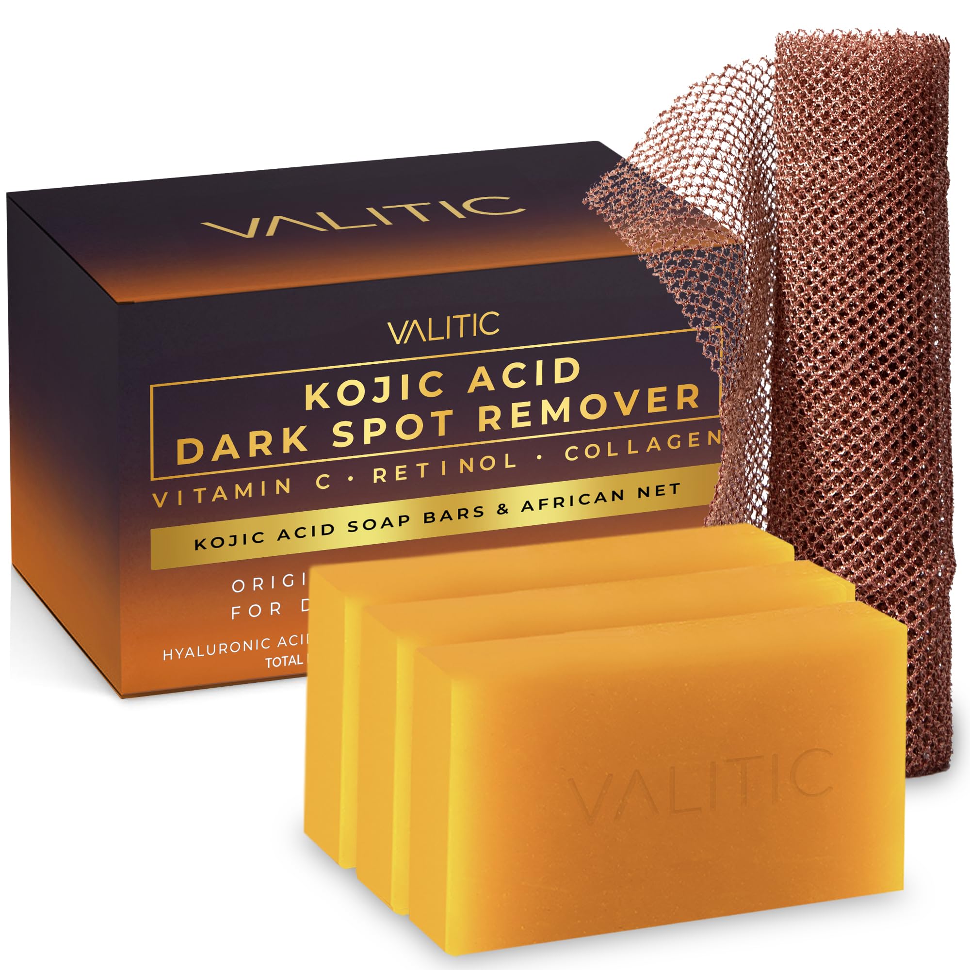 VALITIC Kojic Acid Dark Spot Remover Soap Bar: gentle cleansing for even skin tone