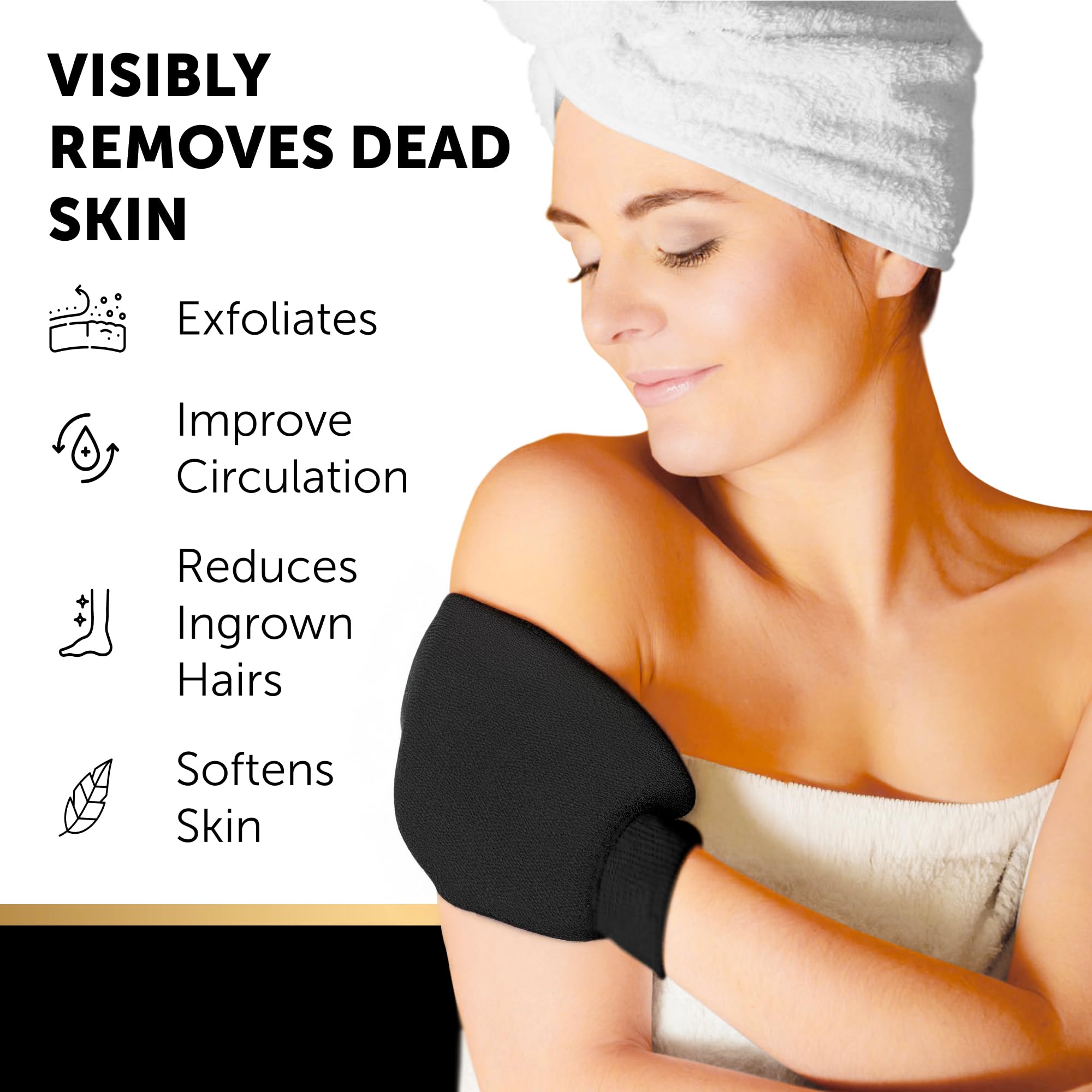 VALITIC skin-brightening routine with soap and gloves