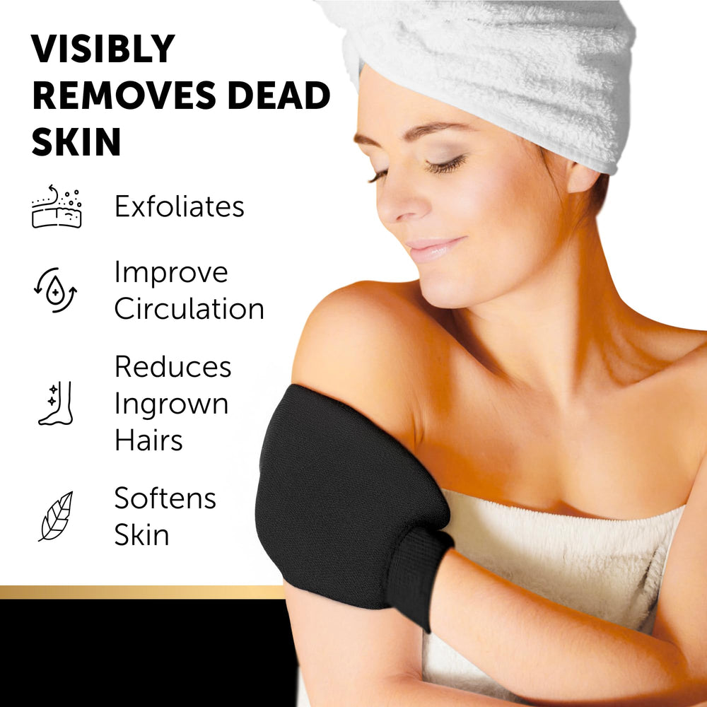 VALITIC skin-brightening routine with soap and gloves