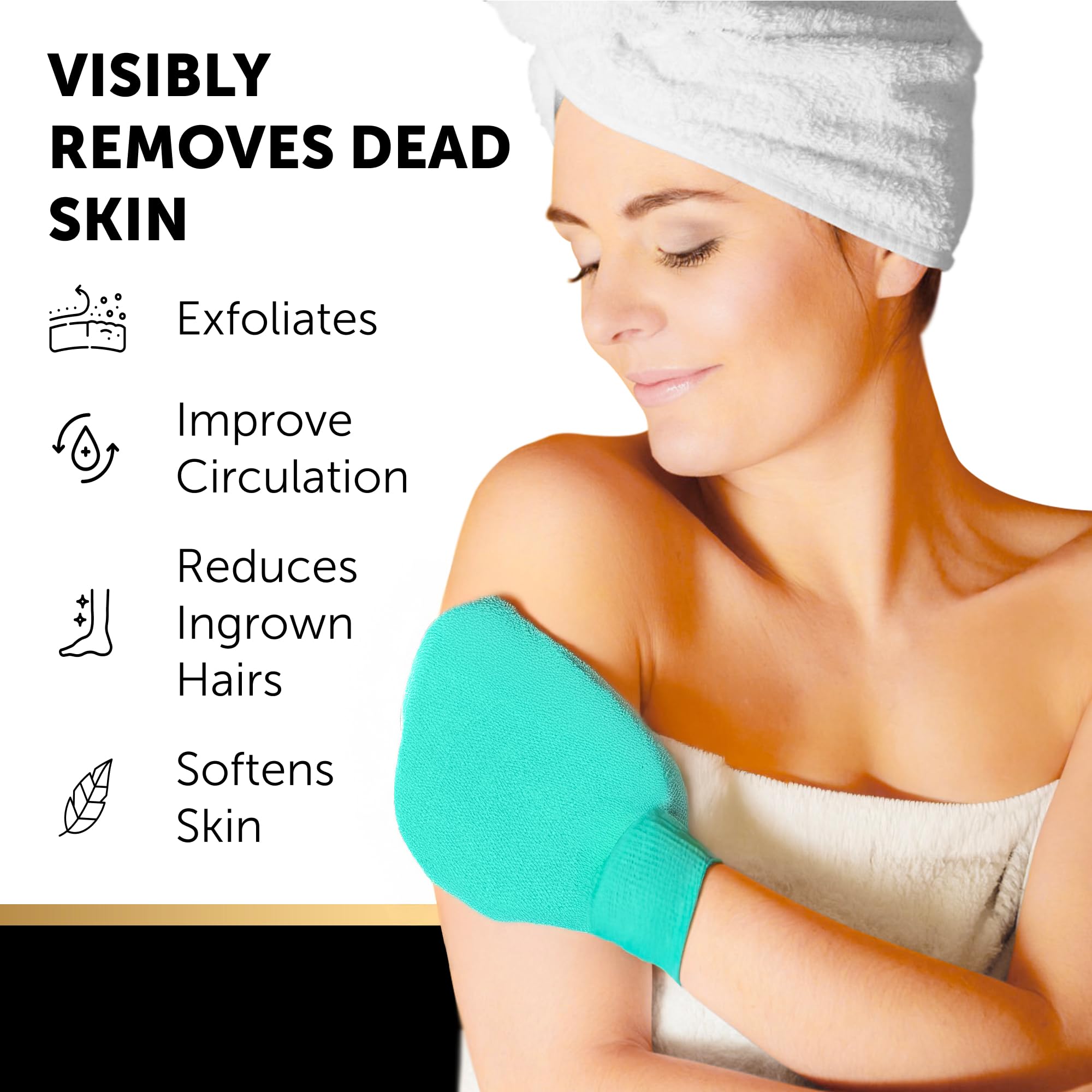 VALITIC skincare routine step with glove and soap ready.