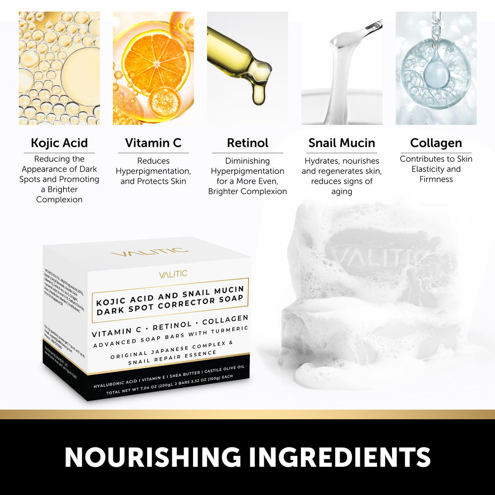 VALITIC cleanser bar applying to face and neck for refreshing cleansing routine