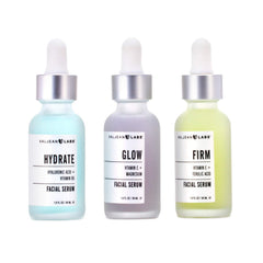 Valjean Labs Hydrate serum bottle delivering plump hydration.