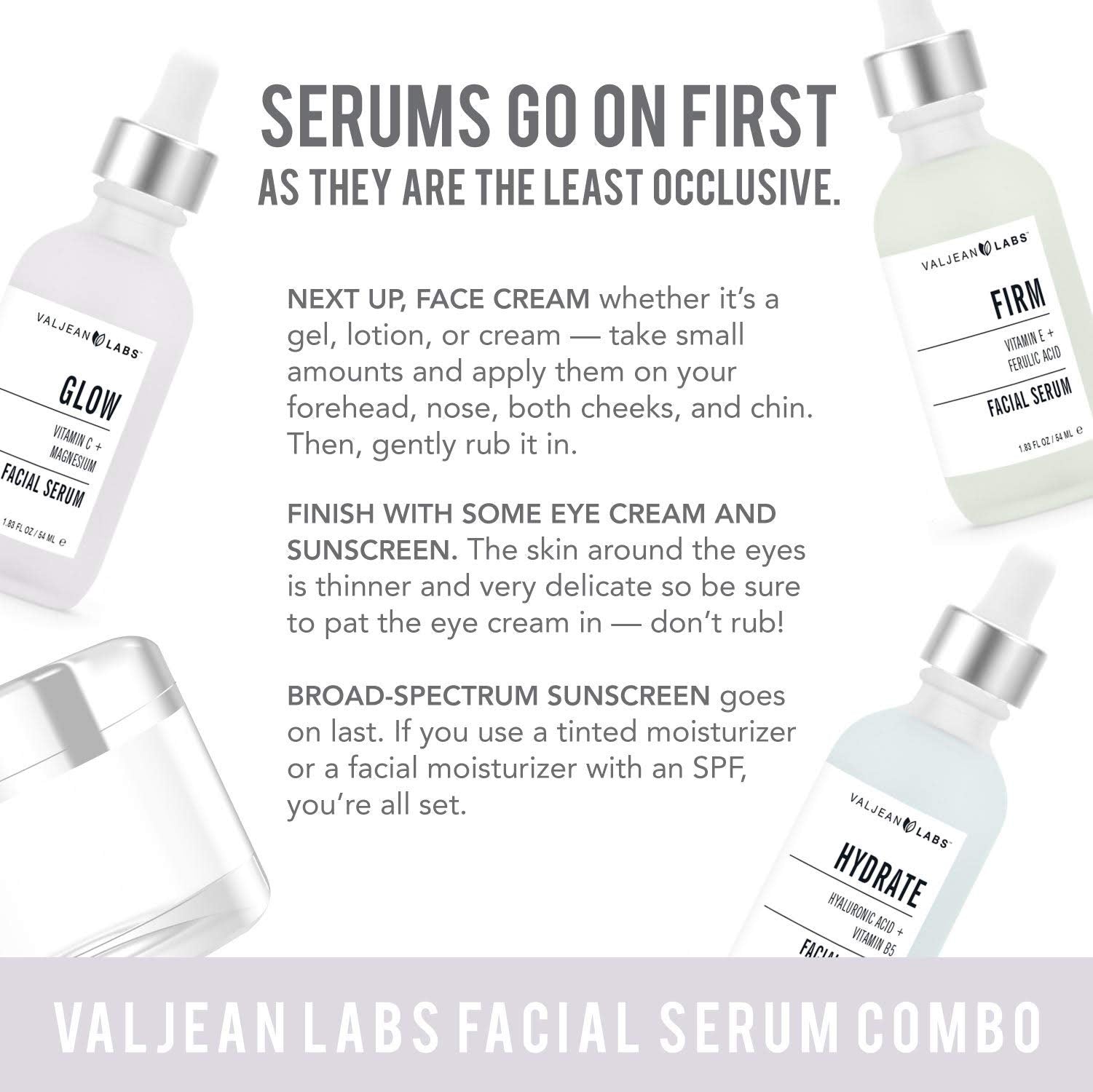 Valjean Labs USA-made badge on packaging.