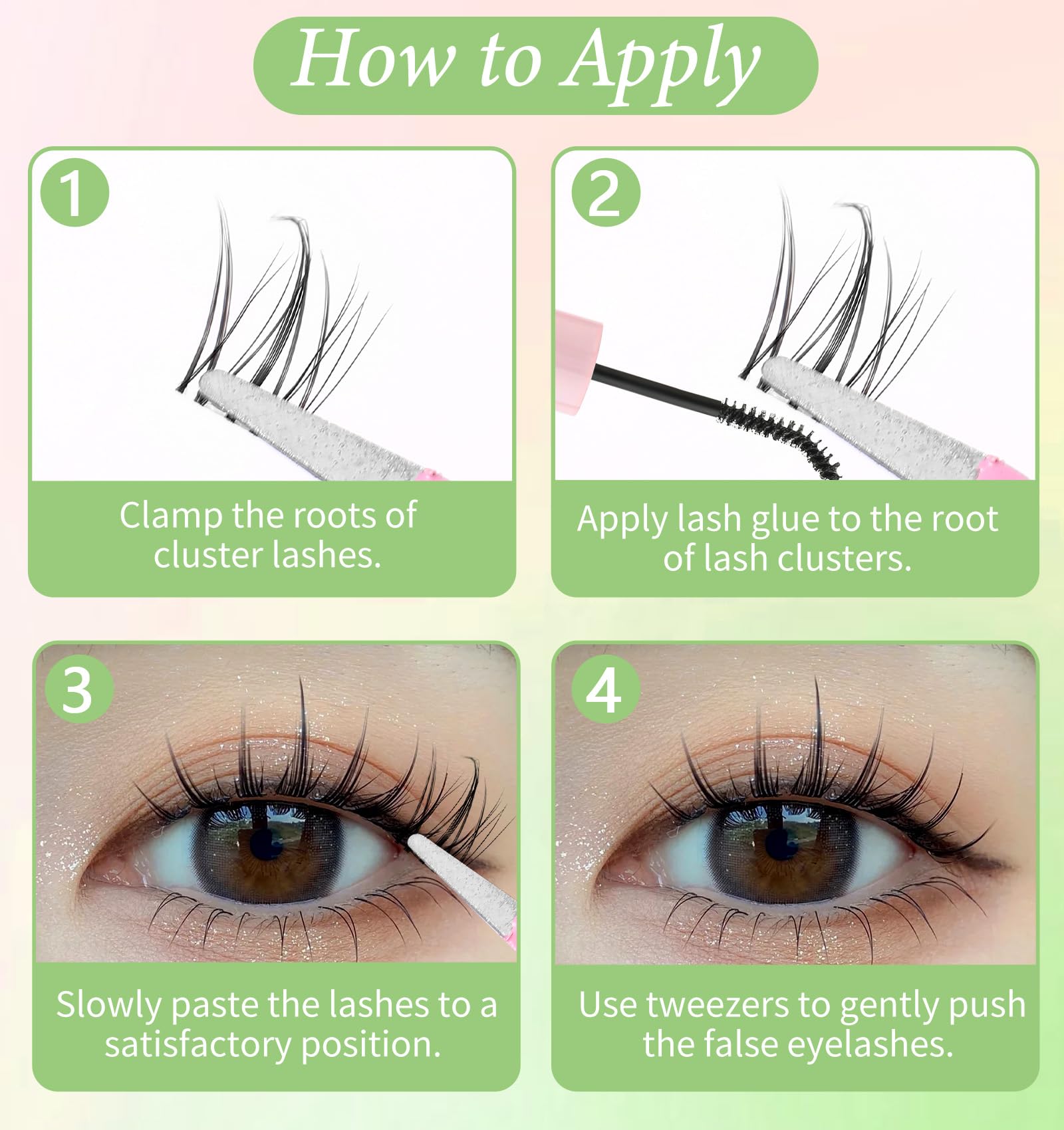 ValueBargain Manga Lashes Clusters day to night versatility for buildable looks