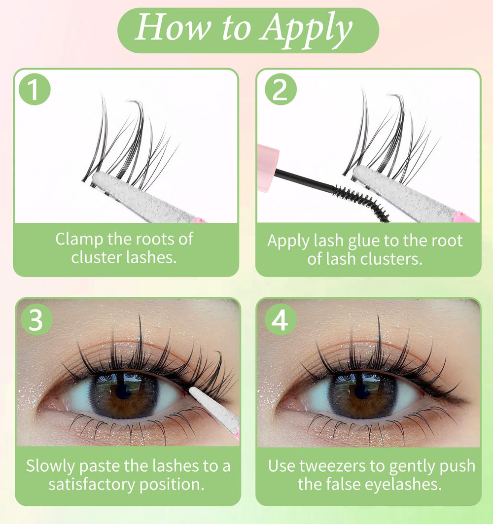 ValueBargain Manga Lashes Clusters day to night versatility for buildable looks