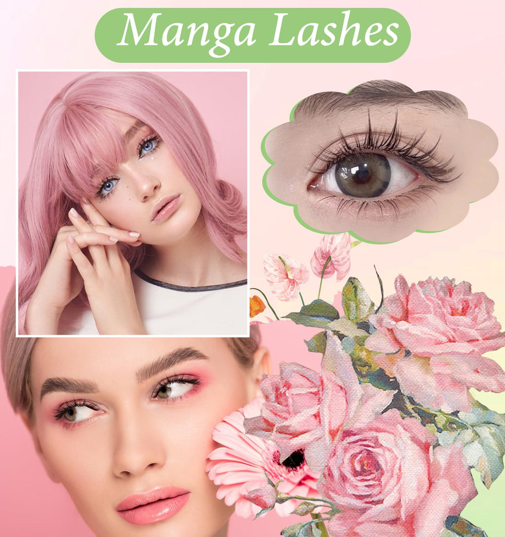 ValueBargain Manga Lashes Clusters soft silk fibers for natural movement