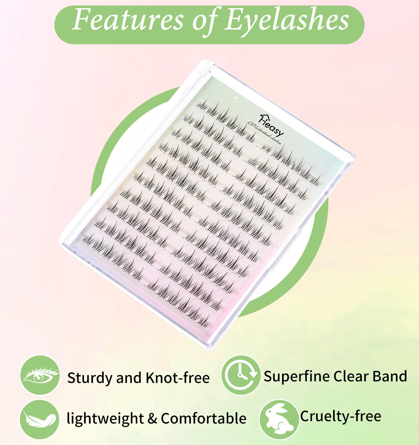 ValueBargain Manga Lashes Clusters ventilated spacing for breathable wear