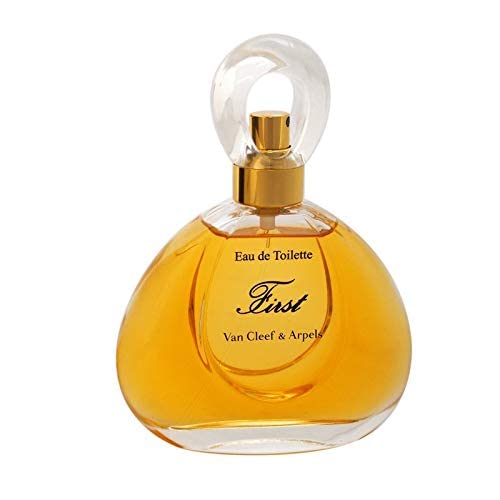 Van Cleef & Arpels First EDT close-up, sleek cap and refined bottle design