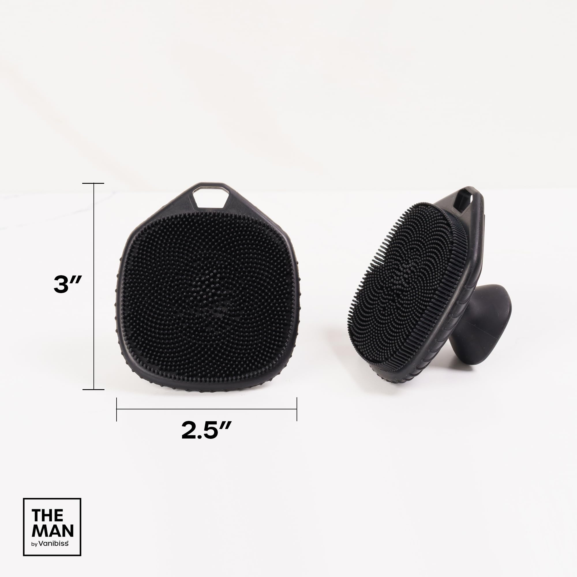 Daily-use routine with Vanibiss scrubber for all skin types.