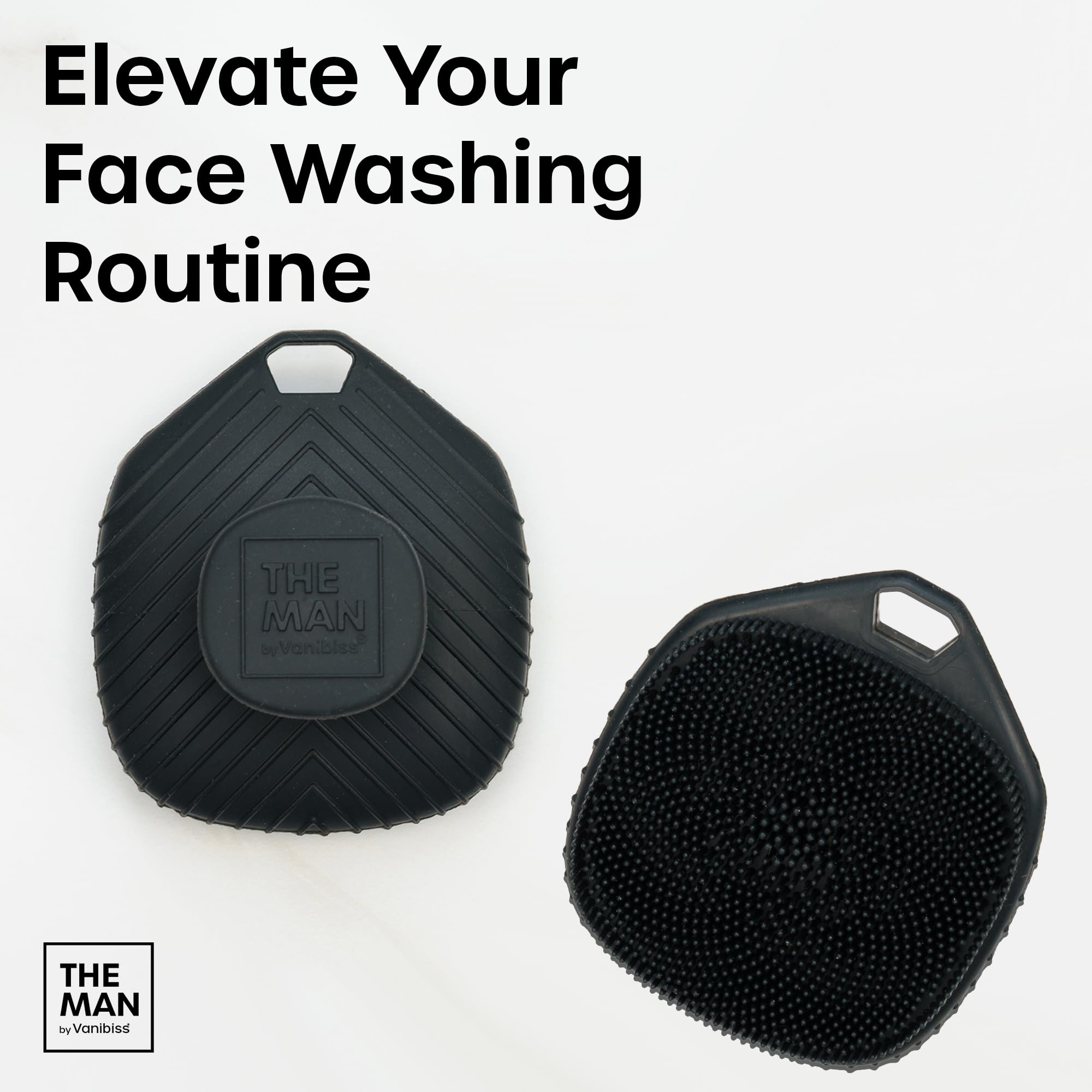 Hygienic nonporous silicone design resists buildup and cleans easily.