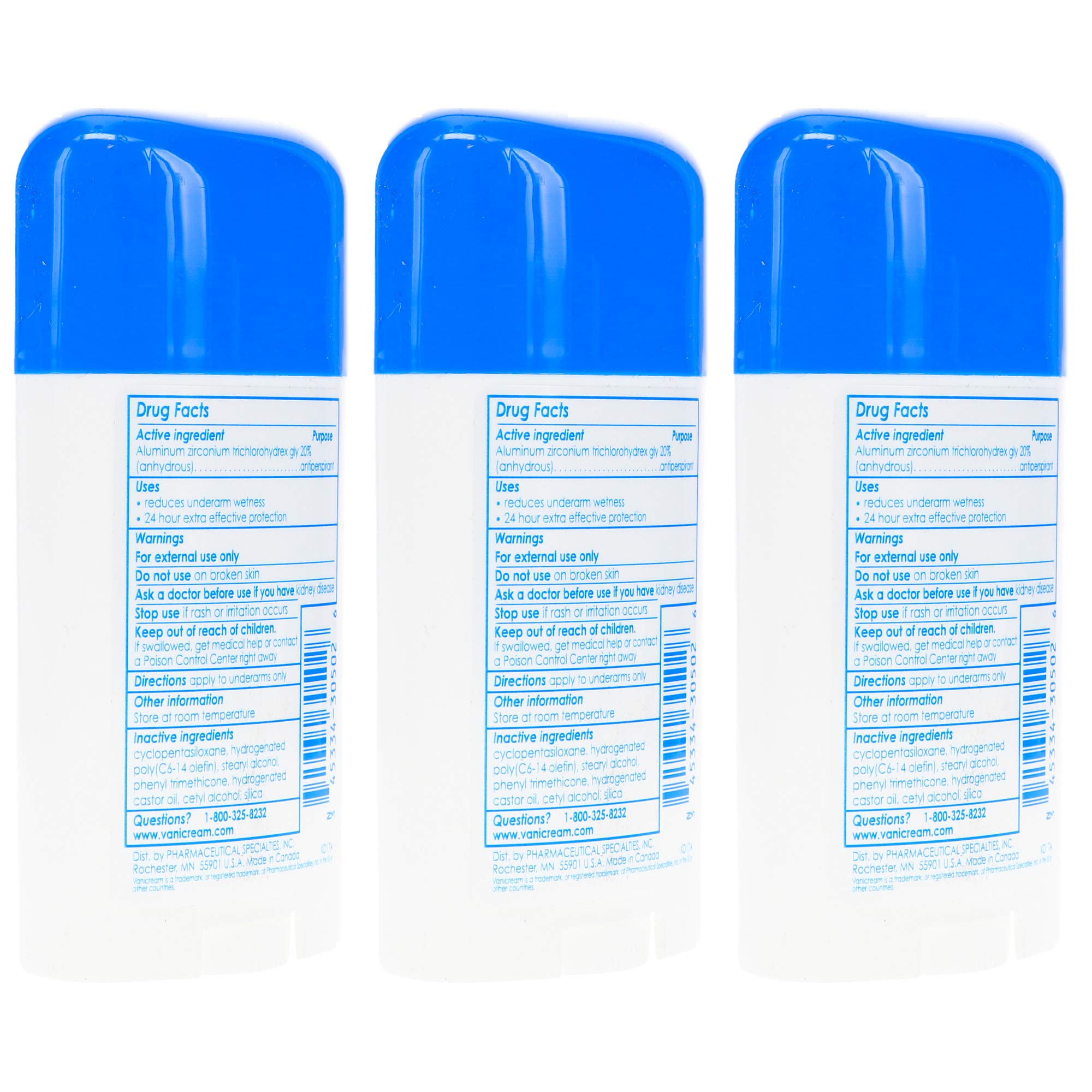 Vanicream dry-feel texture ensures non-sticky wear and quick refreshment.