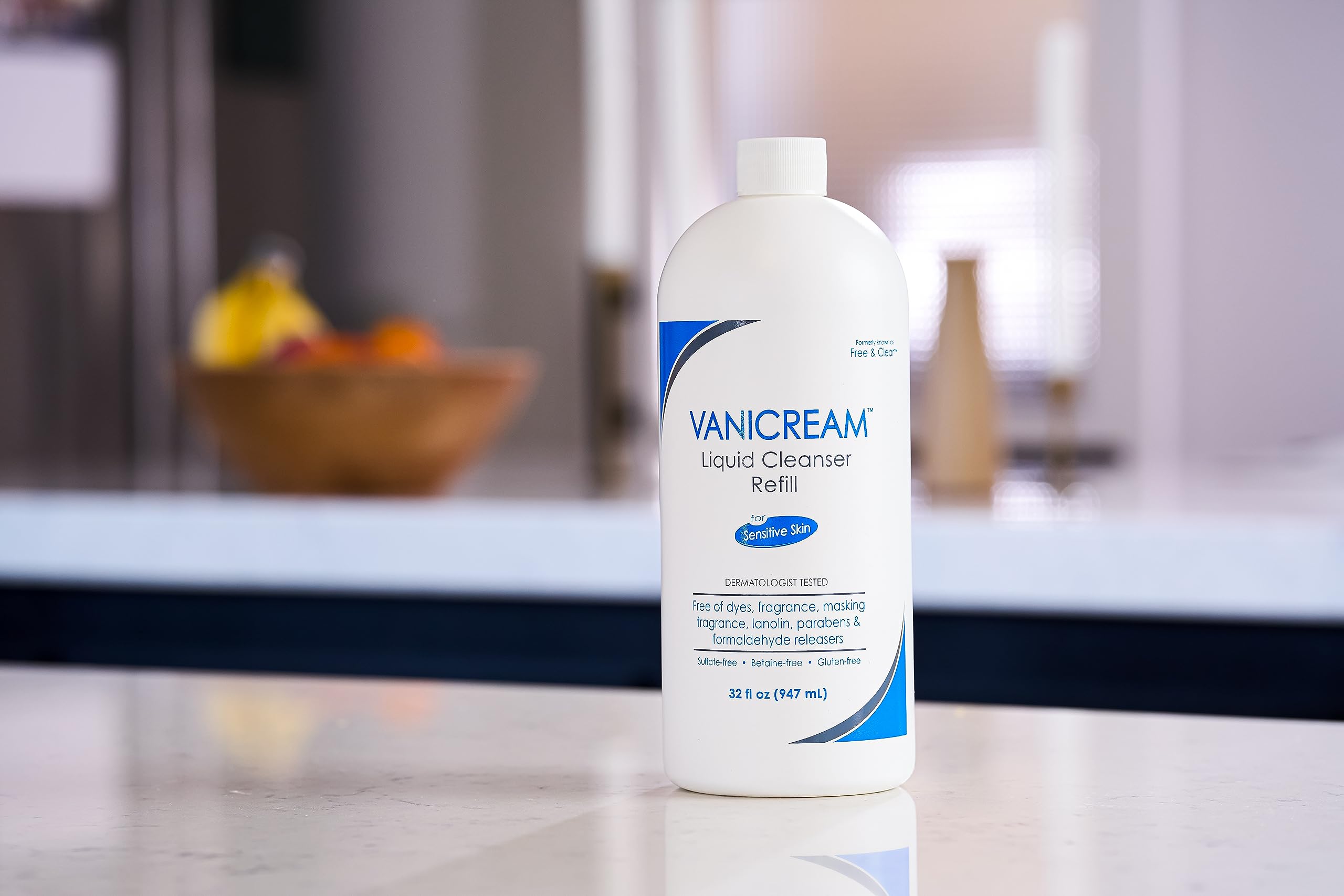 Vanicream cleanser for face, hands, and body provides gentle cleansing