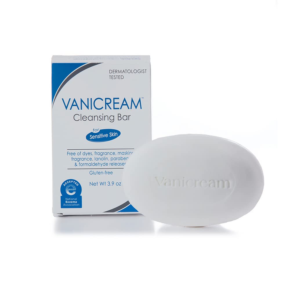 Vanicream cleansing bar fragrance-free for gentle cleansing