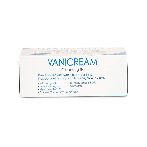 Vanicream cleansing bar helps maintain soft, moisturized skin after wash