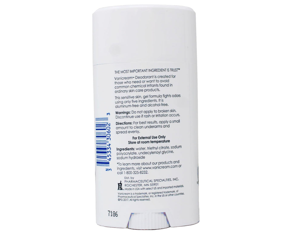 Vanicream 2 oz stick, compact and travel-friendly for sensitive skin