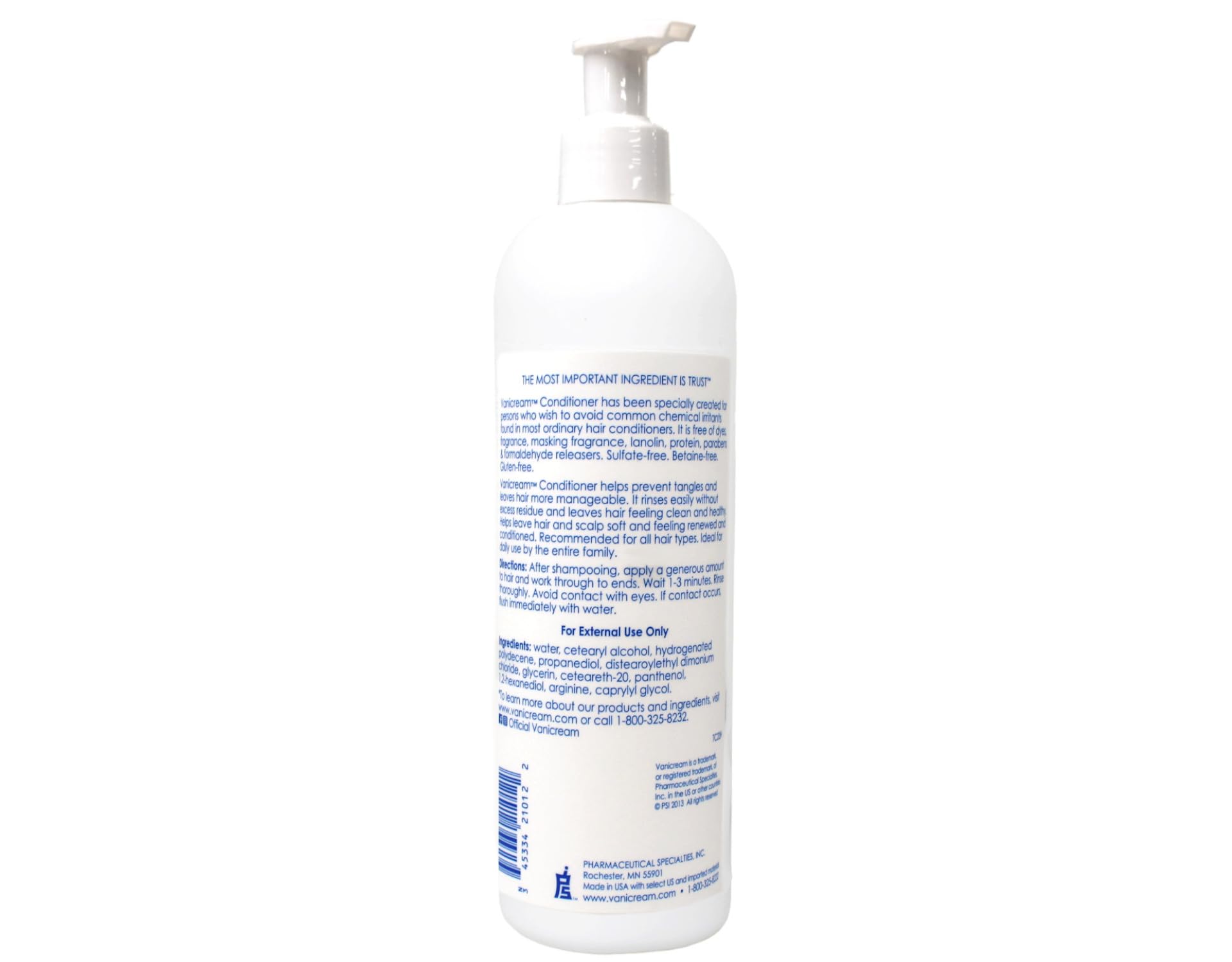 Vanicream dermatologist-tested emblem reinforces trusted sensitive-skin choice