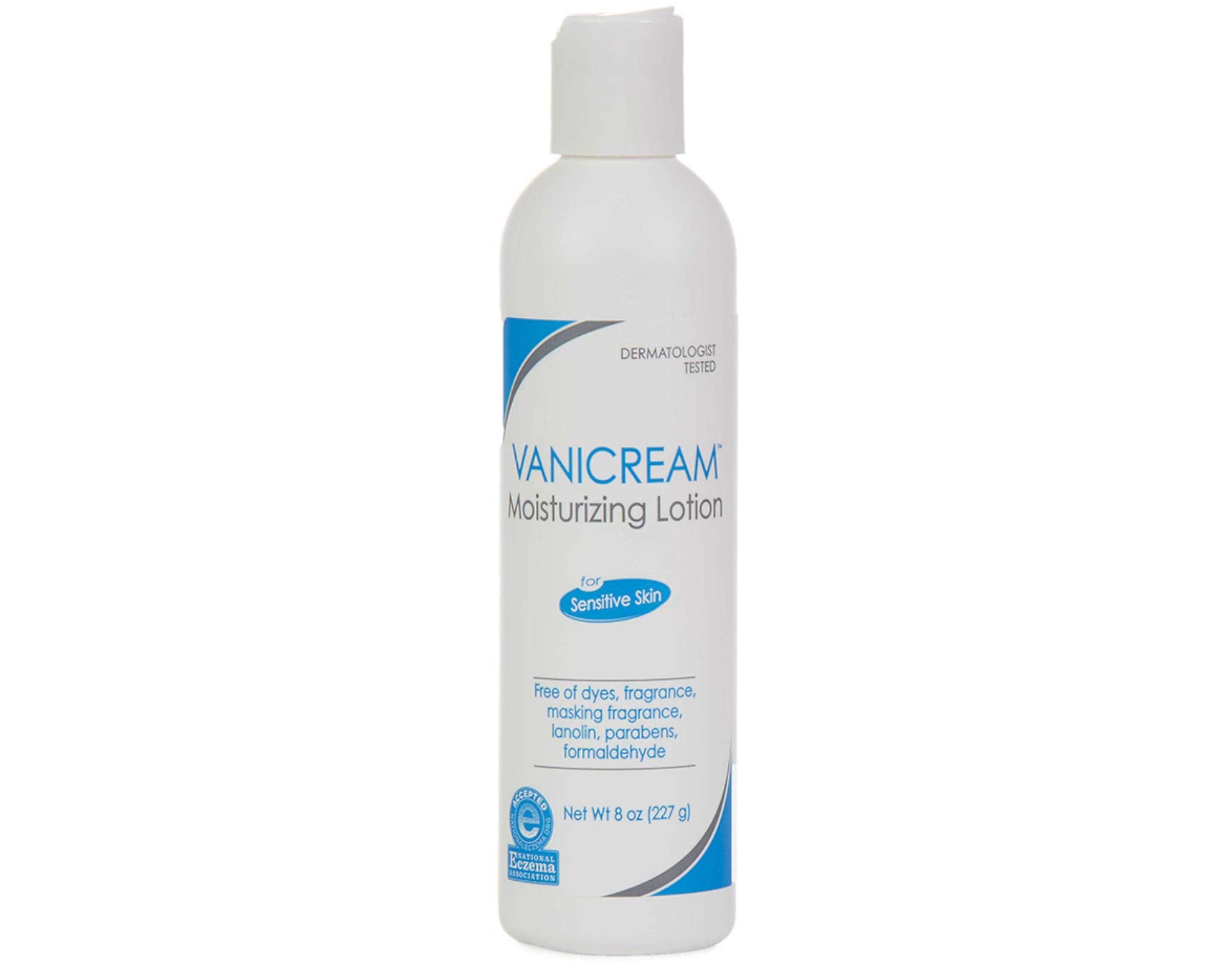 Vanicream Moisturizing Lotion application on hands and face for quick absorption