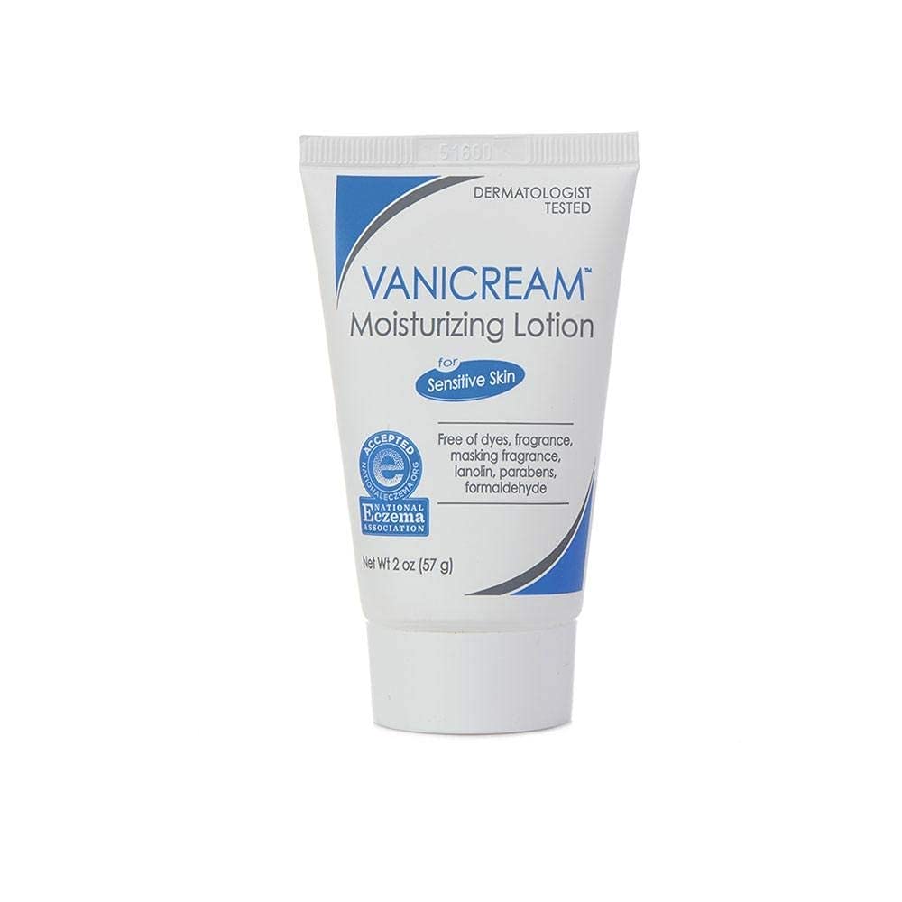 Vanicream moisturizing lotion travel-size bottle for on-the-go dry skin relief