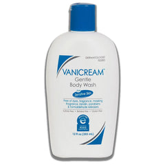 Vanicream product set 12oz display shows dye-free, fragrance-free skincare trio.
