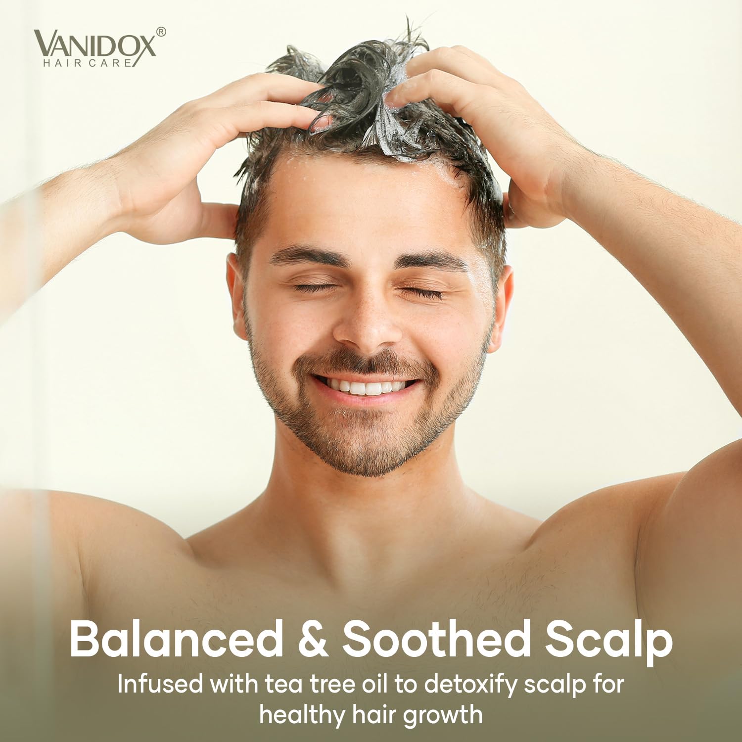 Vanidox argan and coconut oils visual signal moisture and volume.