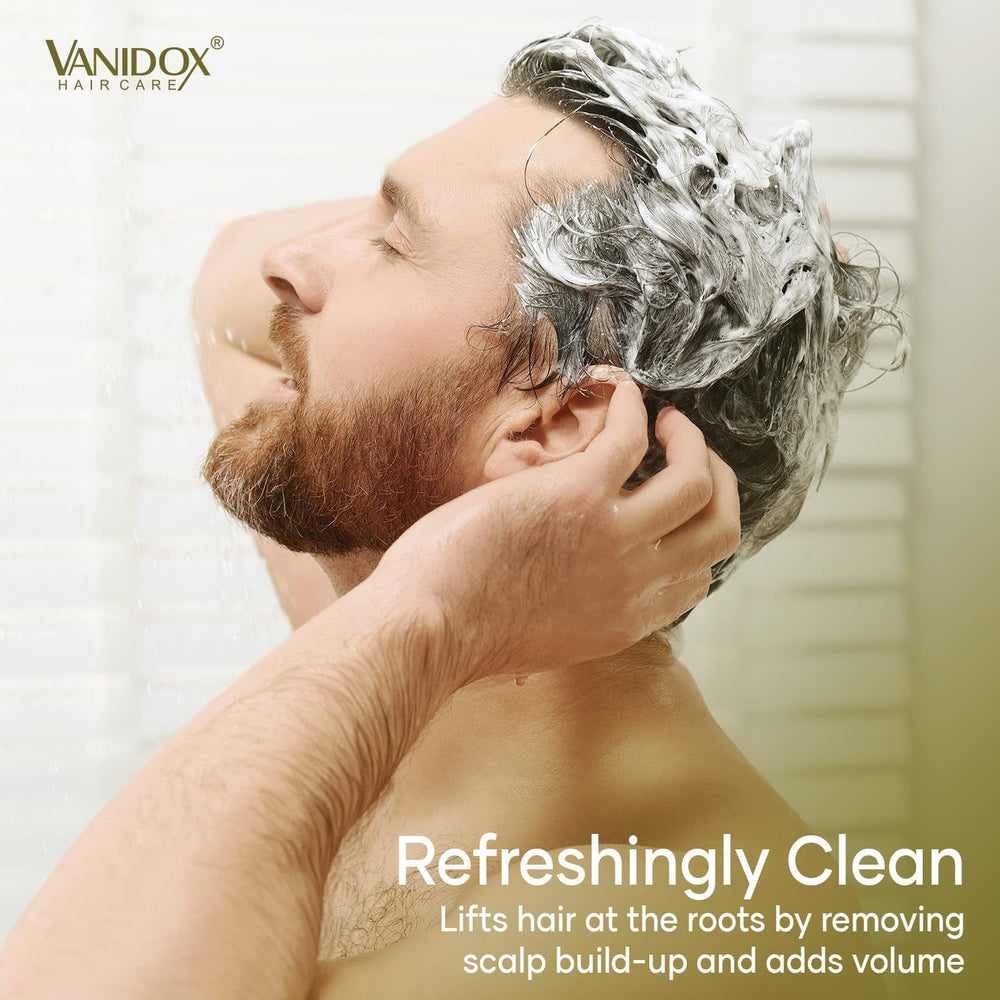 VANIDOX castor oil ingredient jar emphasizes nourishment