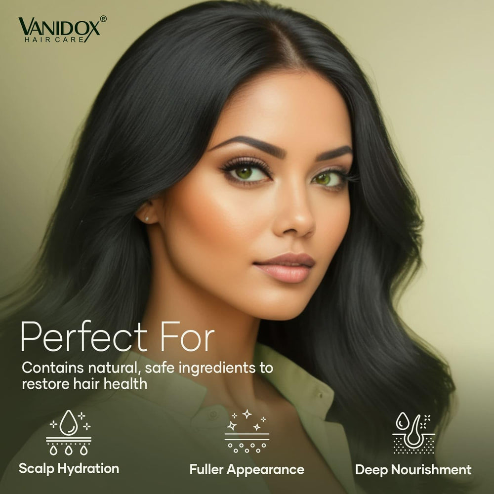 VANIDOX Mint and nourishment ingredients for scalp comfort