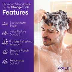Vanidox Tea Tree Conditioner bottle front for moisturized hair