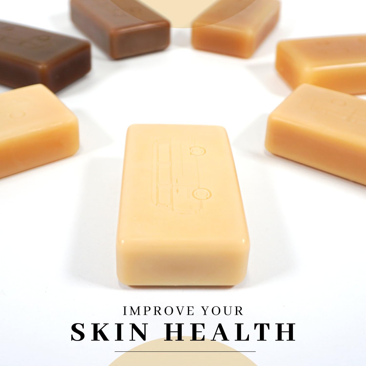Using the bar in the shower demonstrates gentle cleansing with minimal residue.