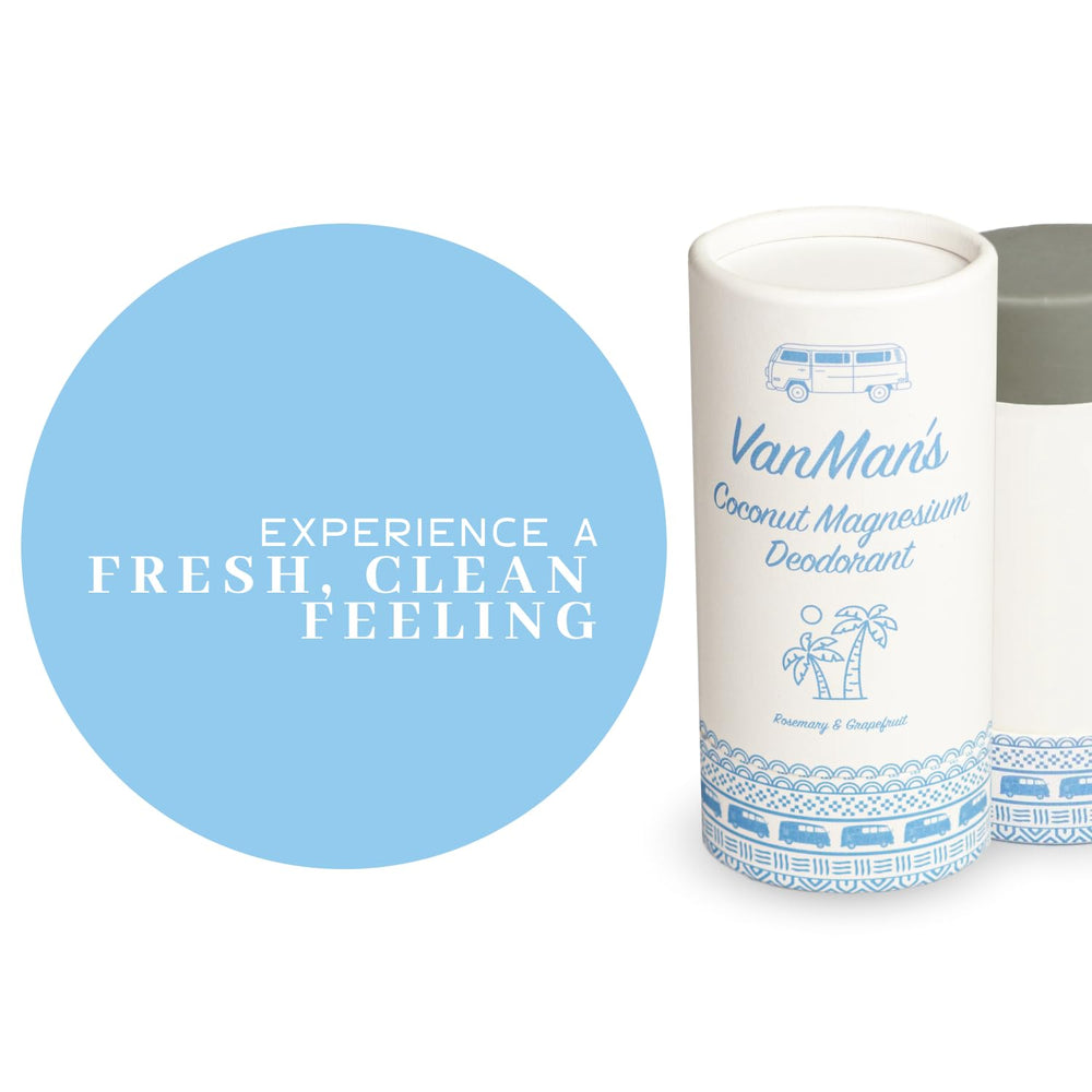 VanMan's underarm use demonstrates skin-friendly, gentle daily application.
