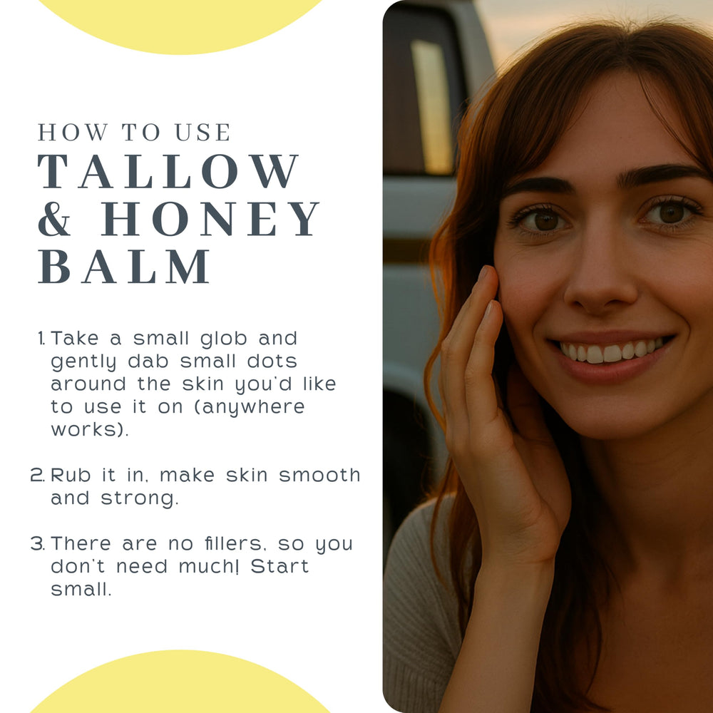 Vanman's organic honey ingredients highlighted for nourishing skin support.