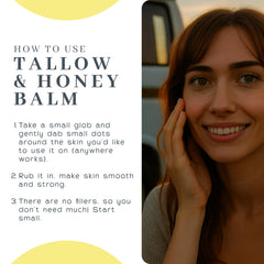 Vanman's organic honey ingredients highlighted for nourishing skin support.