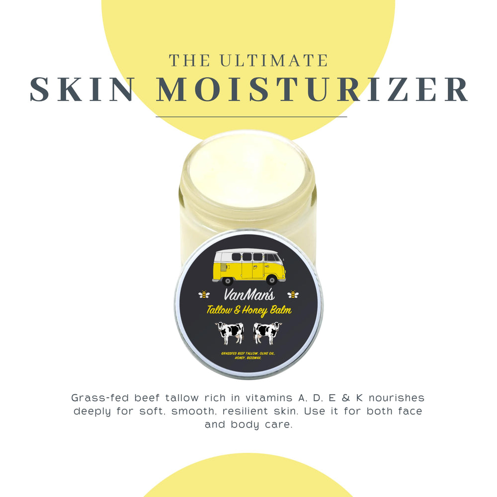 Vitamin-rich Vanman's balm with olive oil for skin nourishment