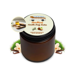 The VanMan Company Vanman's Whipped Tallow Vanilla bottle pour shows fast absorption for daily hydration.