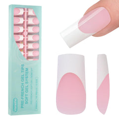 Vansiho French Tip press-on nails set of 150 for quick DIY manicure