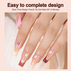 Vansiho long square nail tips provide durable, clean results