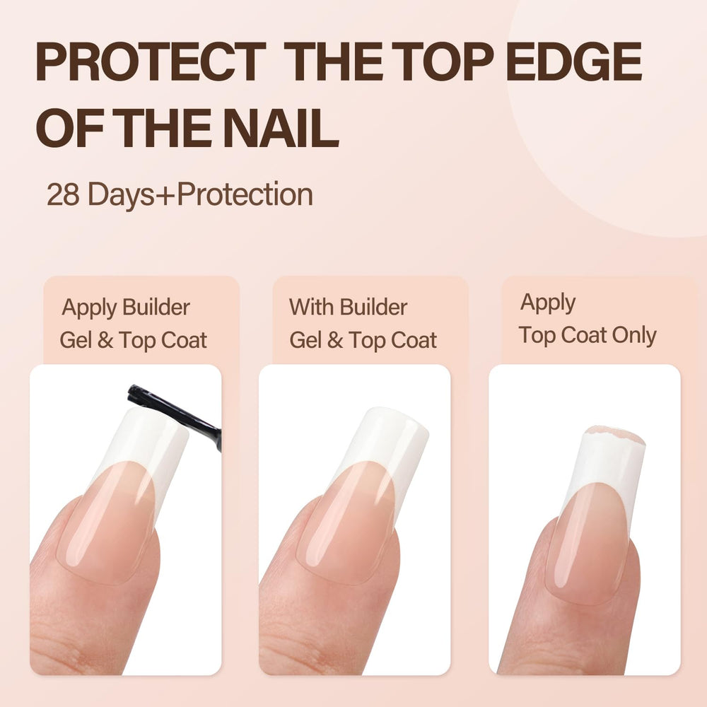 Vansiho gel tips support strong adhesion without primer for faster setups.